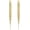 1：Gold, variant on Gold Long Dangle Drop Earrings for Woman,Punk Sleek Metal Chain Tassel Earrings 70s/80s Disco Outfits Accessories Jewelry