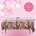 thumbnail image 2 of Hunting and Fishing 'Pink Camo' Plastic Table Cover (1ct), 2 of 2