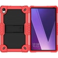 thumbnail image 2 of SOATUTO case for FITIFUN/Tedupee/PUTECCH 10.1 inch Tablet with Shoulder Strap Hard Back Hybrid Shockproof Kids Friendly Case (Red/Black), 2 of 5