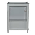 thumbnail image 3 of Bellaterra Home 800632-24BL-LG 24 in. Single Vanity with Carrara Marble Top, Light Gray & White, 3 of 7