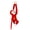 Red, variant on Hanging Long Arm Monkey Plush Toy with Suction Cup, 17.7 Inch Soft Plush Wind-Braving Car Exterior Ornament and Window Interior Vehicle Accessory Decor Gift for Auto Pink