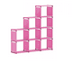 thumbnail image 1 of Librero  Mueble Organizador Cubos Rosas, 1 of 5
