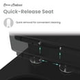 thumbnail image 5 of Ivy One Piece Toilet Dual Vortex Flush in Glossy Black 1.1/1.6 gpf, 5 of 13