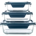 thumbnail image 1 of Glass Lunch Box, Sealed and Insulated, Split bento Bowl, Crisper Box, 1 of 4
