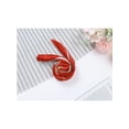 thumbnail image 5 of INSPIRE CHIC 2 Pcs 50cm Femmes Animal Léopard Floral Imprimé Carré Foulard foulard de Cou Noir Zèbre&Rouge Floral, 5 of 5