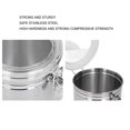 thumbnail image 4 of Stainless Steel Sealed Can Food Storage Container Kitchen Storage Tank, Airtight Canister for Dried Fruit Milk Powder Tea Coffee Beans, Multi-Function Sealed Can With Transparent Cover[1300ML], 4 of 8