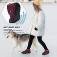 thumbnail image 5 of Womens Waterproof Outdoor Booties  Winter Snow Boots Fur Lined Warm Ankle Boots Slip On Waterproof Outdoor Booties Comfortable Shoes for Women, 5 of 5