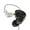Black, variant on Wired Wired Headphones DIY Earphones 1BA+1DD Hybrid Driver HIFI DJ Running Sport Earbud