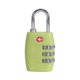 thumbnail image 1 of Candado de Seguridad para Equipaje con Combinación de 3 Dígitos Verde, 1 of 8