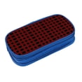 thumbnail image 3 of XMXY Red Tartan Checkered Pencil Case Cute Aesthetic, Portable Pencil Bags with Compartments Zipper Blue, 3 of 7