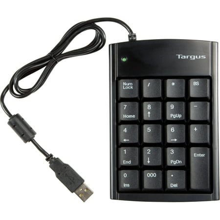 Targus Numeric Keypad with 2-port Hub, PAUK10U