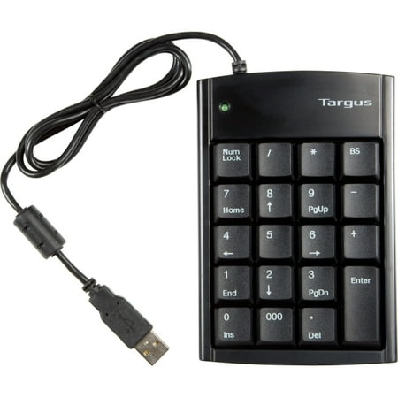 - Targus Numeric Keypad with 2-port Hub, PAUK10U