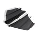 thumbnail image 1 of Kenally 1 par de piezas de alerón de modificación Universal con estilo de ala lateral de motocicleta Accesorios para motos Schwarz Kenally VI015236-01B, 1 of 6