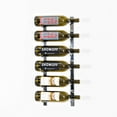 thumbnail image 1 of VintageView W Series (2 Ft) - 6 Bottle Wall Mounted Wine Rack (Chrome Luxe) Stylish Modern Wine Storage with Label Forward Design, 1 of 2