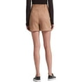 thumbnail image 2 of DKNY Womens Faux Suede Casual Walking Shorts, Brown, 16, 2 of 2