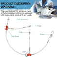 thumbnail image 5 of BESTSKY Saltwater Fishing Tackle Fishing Rigs High Strength Wire Leader for Lures, 5 of 7
