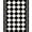 Black, variant on RUG ROBOT 2' x 6' Runner Rug for Hallway, Non Slip Washable Checkered Rug for Kitchen, Black Neutral Bathroom Home Decor Plaid Diamond Low Pile Print Carpet for Entryway Bedroom Laundry