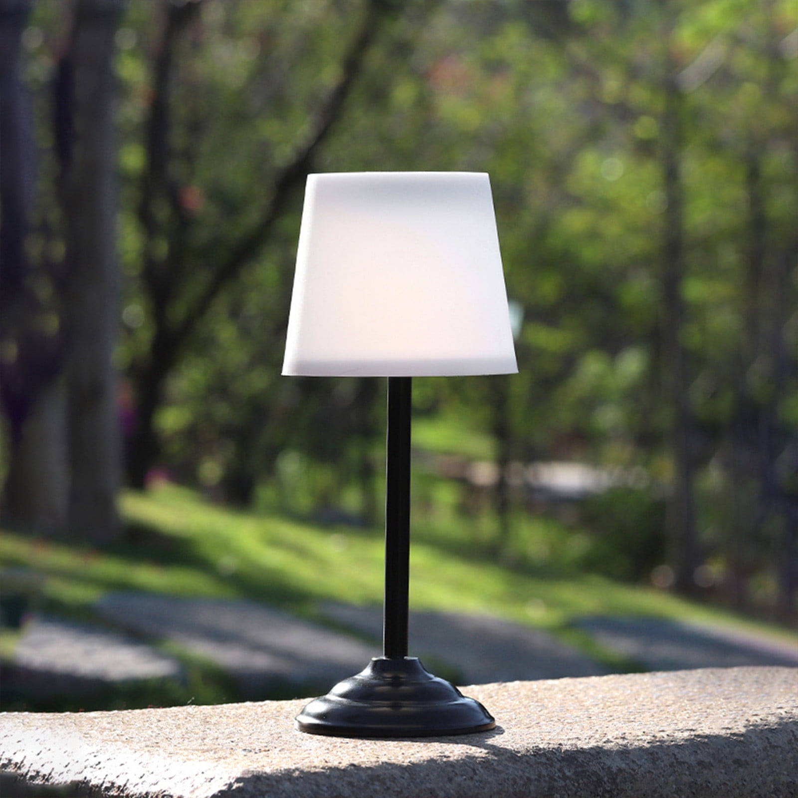 100Fens Solar Table Lamp Outdoor Table Lamp Rechargeable Table Lamp WirelessTable Lamps For Desk Patio Garden Yard