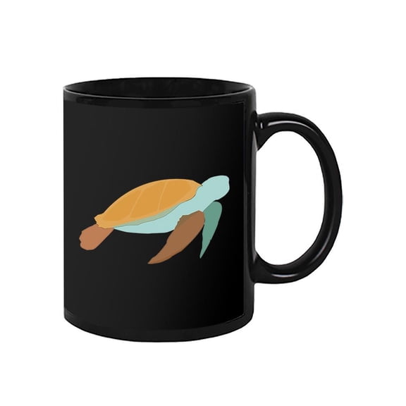 Sea Turtle Color Silhouette Mug - Image by Shutterstock,