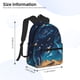 thumbnail image 2 of Easygdp Astronaut In A Space Suit On The Planet Mochila Casual para Portátil, Mochila para Escuela, Viajes, Negocios, 2 of 6