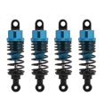 thumbnail image 1 of Paquete de 4 amortiguadores delanteros y traseros ajustables de metal de 60 mm (azul, 60 mm), 1 of 4