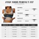thumbnail image 5 of Fotbe Lighthouse Sujetador Deportivo Largo sin Aros para Mujer con Almohadillas y Soporte Medio, Transpirable y Absorbente, Camiseta Tipo Chaleco o Tank Top-Small, 5 of 8