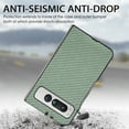 thumbnail image 4 of Allytech Phone Case for Google Pixel 9 Pro Fold, Fibre Texture Design Shockproof Drop Protection Anti-Scratch TPU Back Cover Case for Google Pixel 9 Pro Fold - Green, 4 of 7