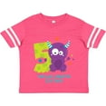 thumbnail image 3 of Inktastic Monster 5th Birthday Boys or Girls Toddler T-Shirt, 3 of 5