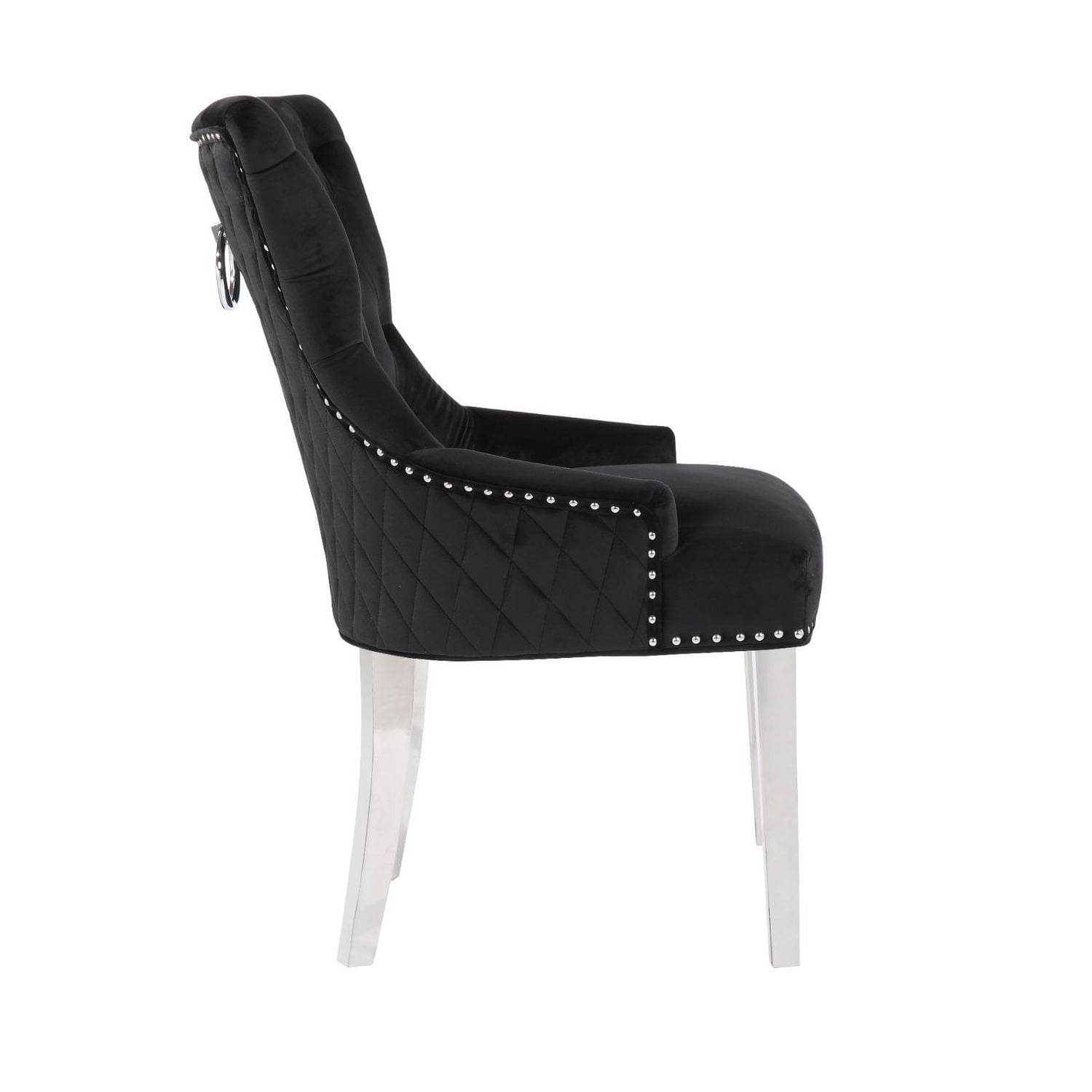 Plata Import Champagne Chair in Black