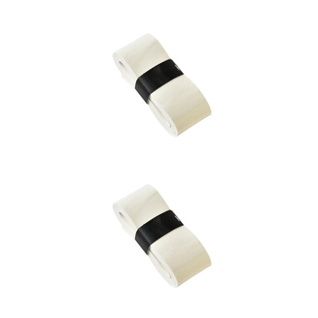 Advancent Paquete de 12 cintas de agarre para raqueta de tenis portátil béisbol bádminton caña de pescar bicicleta bicicletas sudor Blanco 2piezas