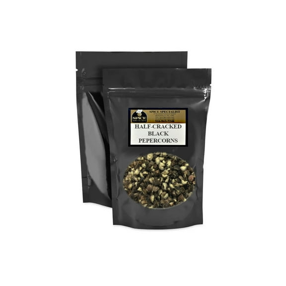 Half Cracked Black Pepper - 10 oz Bag - KOSHER