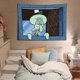 thumbnail image 4 of Squidward's background fabricCartoon Tapestry Funny Tapestries Background for Dorm Living Room Wall Decor 70cmx100cm, 4 of 4