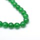 thumbnail image 2 of Natural White Jade Bead Strands Dyed Faceted Round Green 8~9mm Hole: 1mm about 46pcs/strand 14.76~14.96 inch(37.5~38cm), 2 of 4