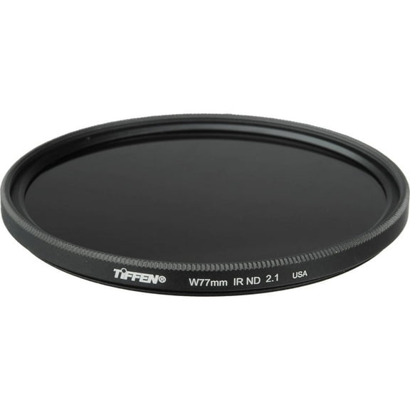 Tiffen W77IRND21 77mm Filter with Combination Neutral Density (ND) 2.1 Infrared (IR), Reduces ISO to 1/128