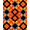 Orange, Pattern 2, variant on ODIKA 2x3 Machine Washable Non-Slip Area Rug, Gingham Accent featuring Classic Checkered Design High Traffic Rug, Orange, 511288