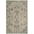 thumbnail image 2 of SAFAVIEH Classic Vintage Dimitri Floral Bordered Polyester Area Rug, Grey/Turquoise, 4' x 6', 2 of 9