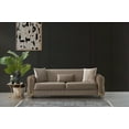 thumbnail image 3 of Melody Contemporary 2pc(Sofa Loveseat) made with wood in Taupe, 3 of 20