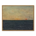 thumbnail image 6 of Drsoum Vintage Sunset over Sea Landscape Wall Art 11x14in Natural Framed Rustic Retro Ocean Scenery Prints Farmhouse Classic Decorations for Living Room Bedroom, 6 of 6