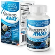 NeuropAWAY Nerve Support Formula 60 Daily Capsules.