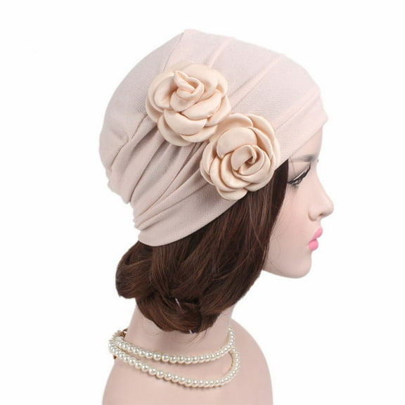 Niceauty 1Pcs Chemo Headwear Turbans for Women Elegant Cotton Beanie for Comfort for Hair Loss