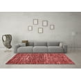 thumbnail image 3 of Ahgly Company Machine Washable Indoor Rectangle Abstract Red Modern Area Rugs, 6' x 9', 3 of 4