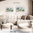 thumbnail image 4 of Elephant Stock Beach Concept Spa Wall Art - Horizontal Canvas Wall Art - Spa Wall Decor - Wellness Canvas - Teal And Blue Decor - 36" x 24", 4 of 8