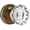 Aged Bronze, variant on Glass Door Knobs Interior with Lock, Privacy Crystal Door Knob for Bedroom and Bathroom (Venetian Bronze,1Pack)