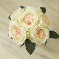 thumbnail image 3 of 1 ramo de flores artificiales de peonía boda decoración de fiesta nupcial BLESIY Ramo de la boda, 3 of 5