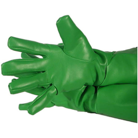 Green Superhero Gloves PVC Oversized Aquaman Robin Lantern Comics Costume
