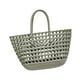 thumbnail image 5 of Bolso tote tejido para mujer, elegante, de gran capacidad, con asa superior para ir al trabajo y citas. Verde claro, 5 of 9