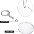 thumbnail image 3 of USHOBE 60 Pcs Key Chain Kits for Crafts Keychain Set Alloy DIY for Crafters, 3 of 8