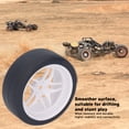 thumbnail image 3 of <p>RC Wheel Tires, Durable Strong Buffering 4Pcs RC Wheel Rims Tires Stable Wear  65mm For TT01 TT02 XV01 94122 1/10 RC Cars</p>, 3 of 7