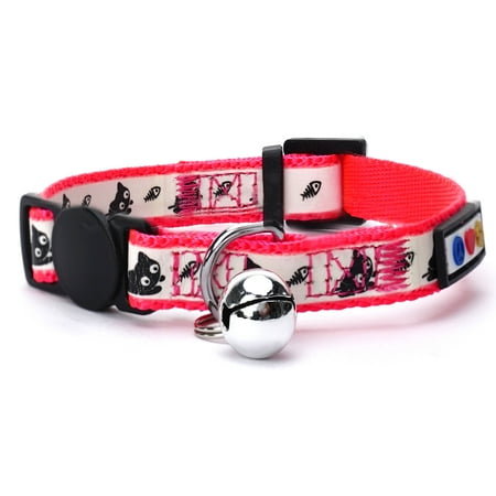 UPC: 0735255514773 | Pawtitas Glow In The Dark Cat Collar with Safety Buckle and Bell