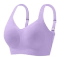 thumbnail image 5 of larppty Bras for Women Push Up Bra Womens No Underwire Women's Wireless Seamless Sports Bras with Support Lift（Purple， XXXL）, 5 of 5